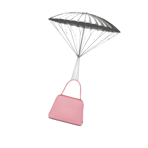 immagine borsetta con paracadute