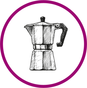 immagine moka del caffé