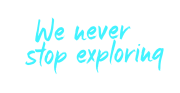 immagine "we never stop exploring", mobile view